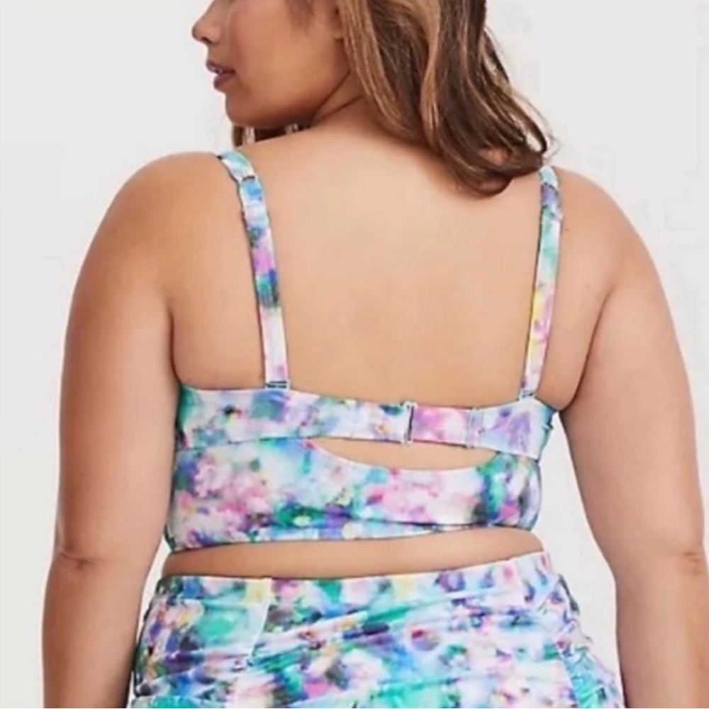 Torrid Multicolor Abstract swim Set - Picture 2 of 11